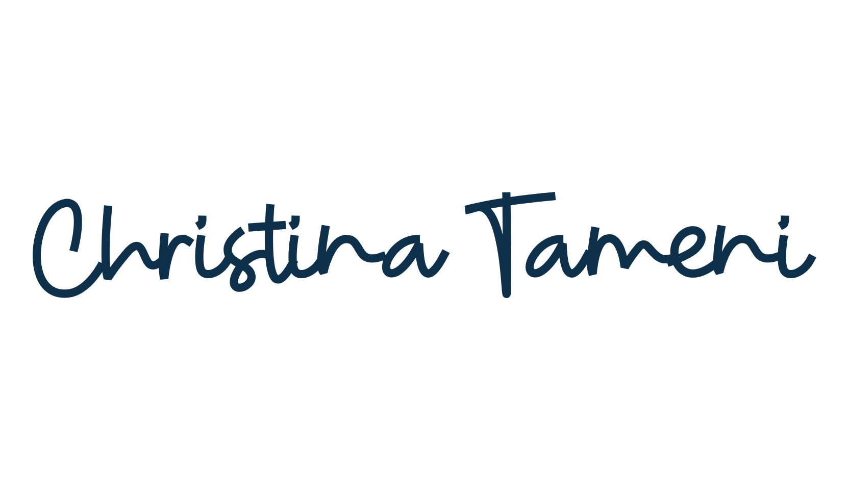 Christina Tameni, fancy decorative font preview