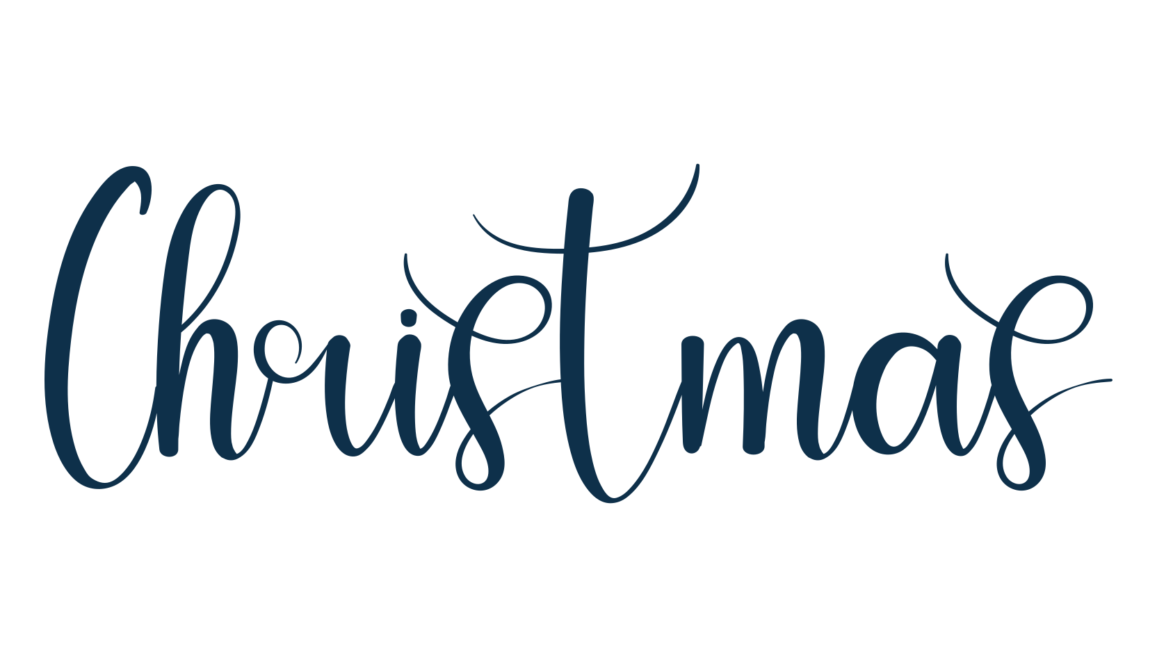 Christmas (christmas-17), handwriting font preview