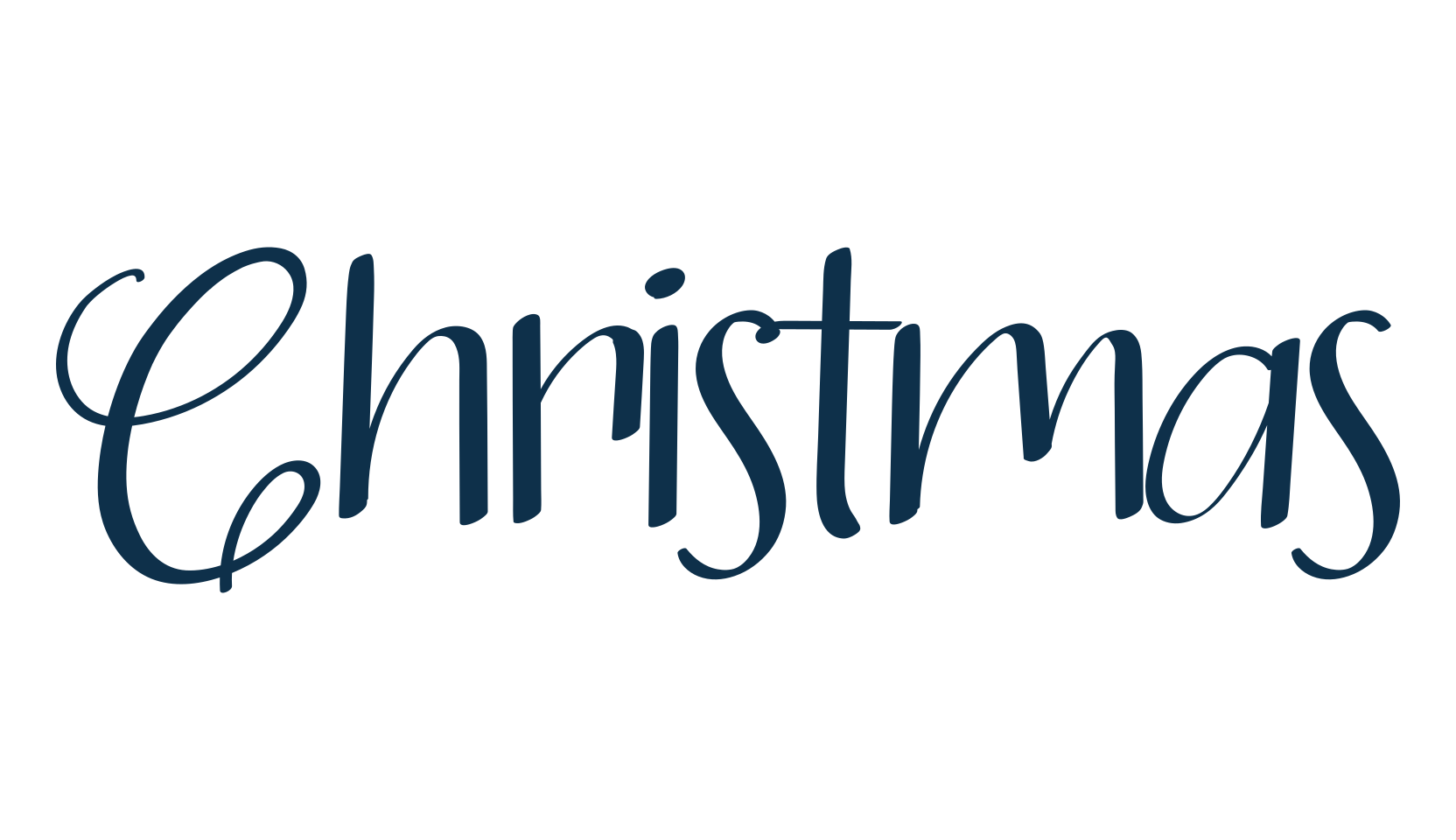 Christmas (christmas-19), script handwritten fancy decorative calligraphy font preview