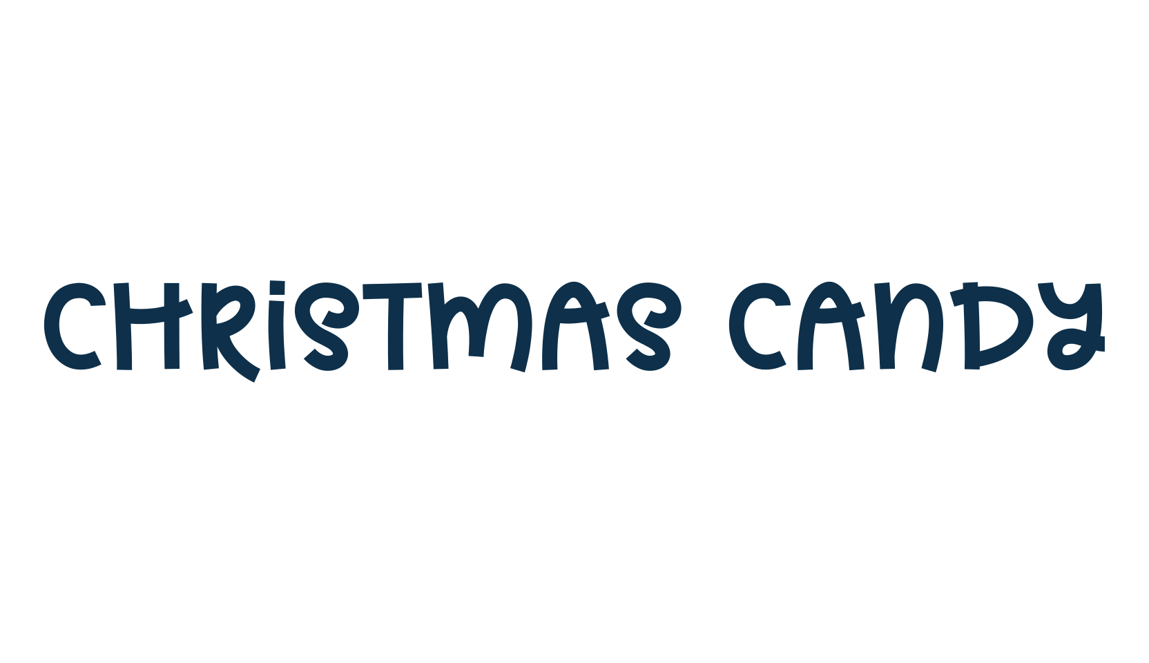 Christmas Candy, fancy various decorative font preview