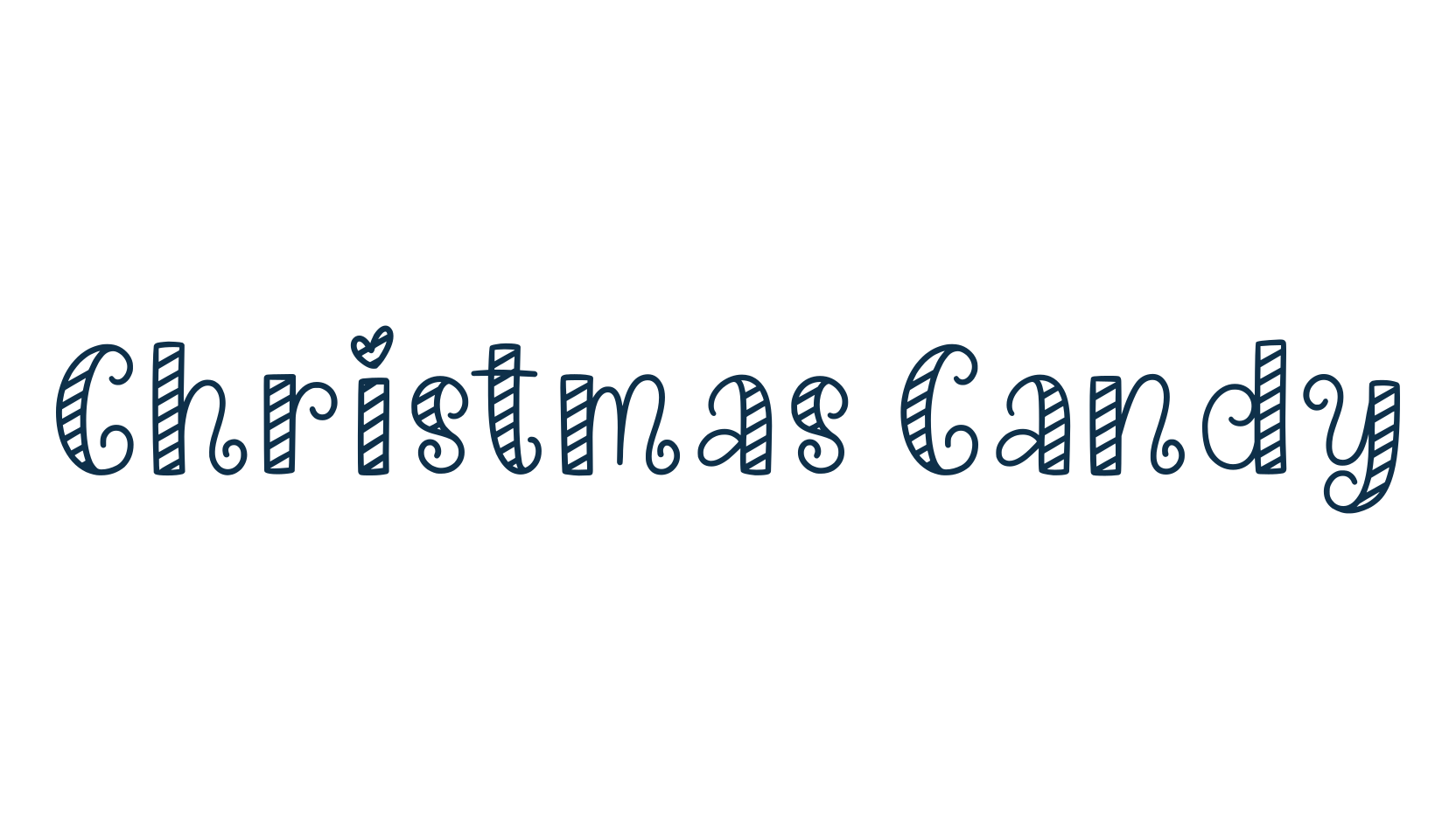 Christmas Candy (christmas-candy-5), fancy decorative font preview