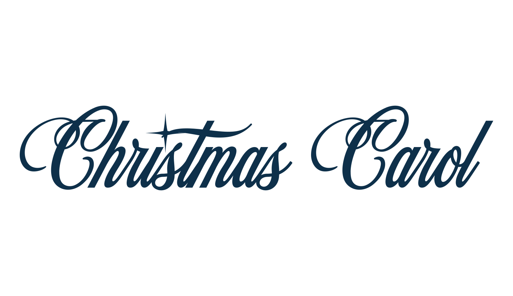 Christmas Carol, display market font preview