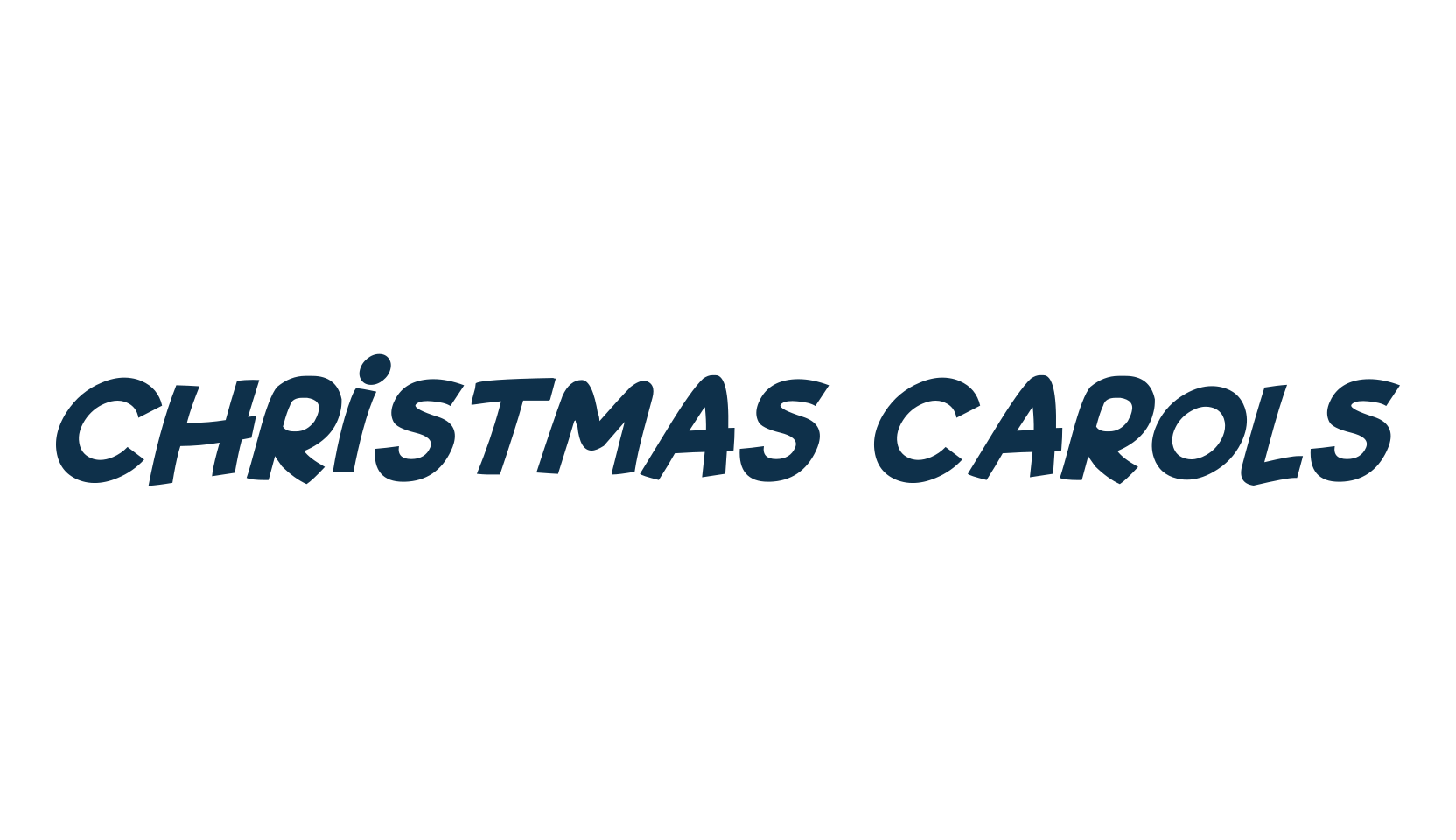 Christmas Carols, cartoon font preview