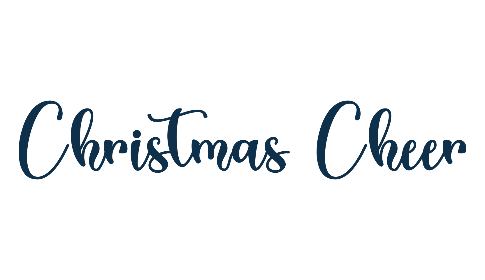 Christmas Cheer, fancy various decorative script calligraphy font preview