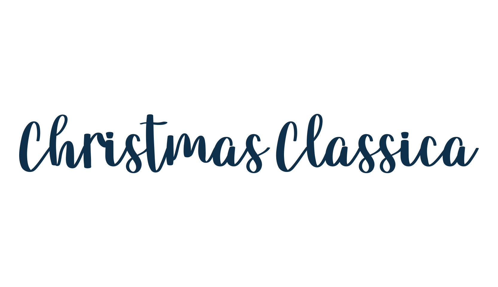Christmas Classica, calligraphy font preview