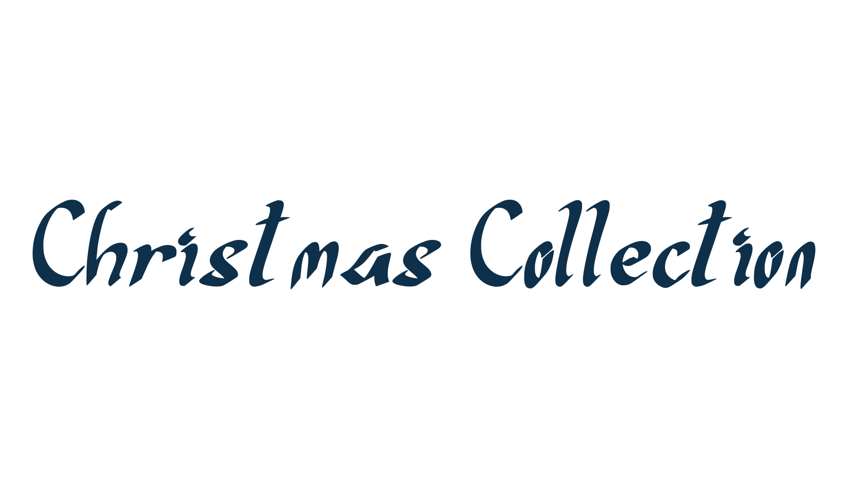 Christmas Collection, fancy decorative font preview