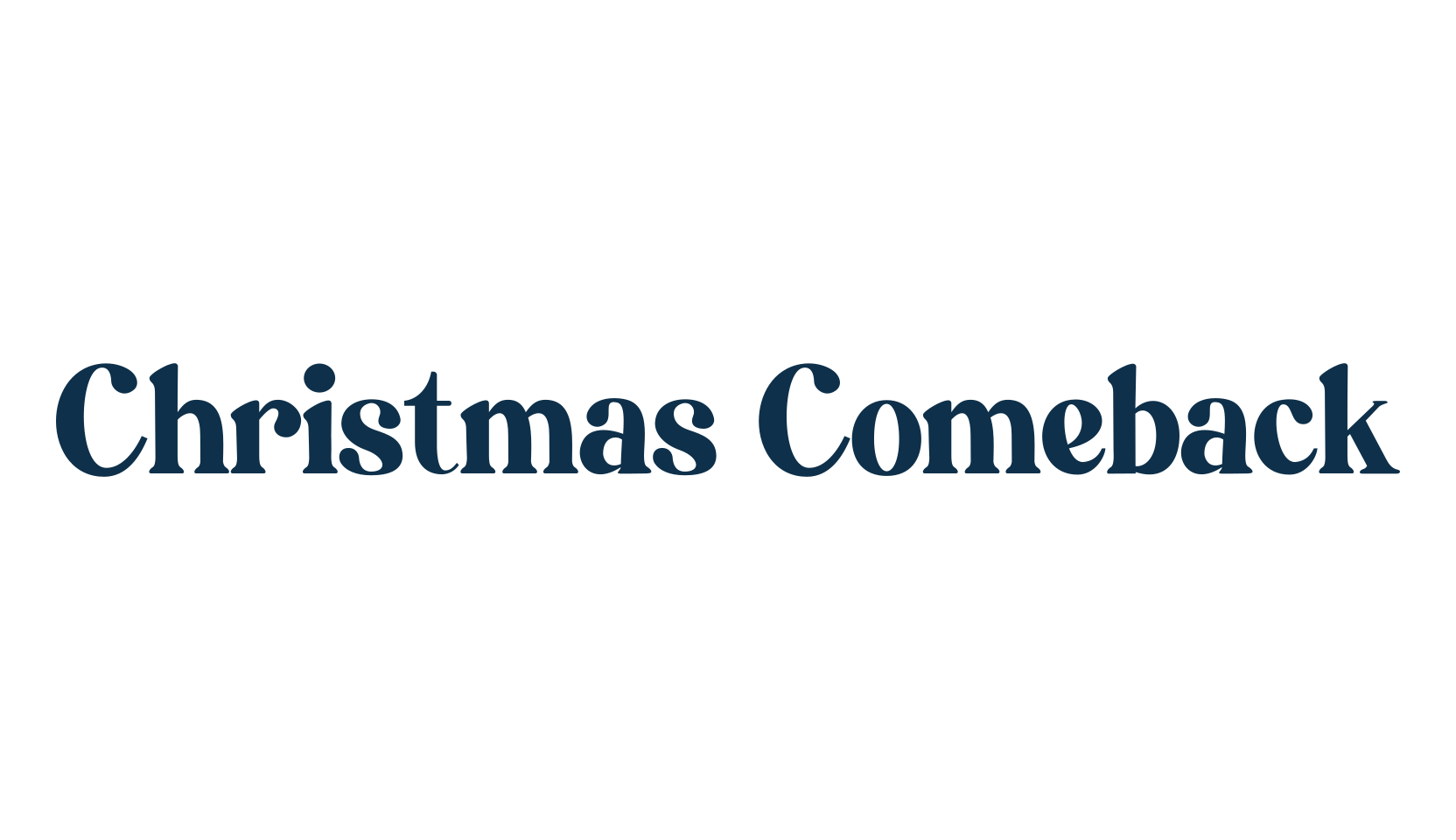Christmas Comeback (christmas-comeback-2), fancy decorative font preview