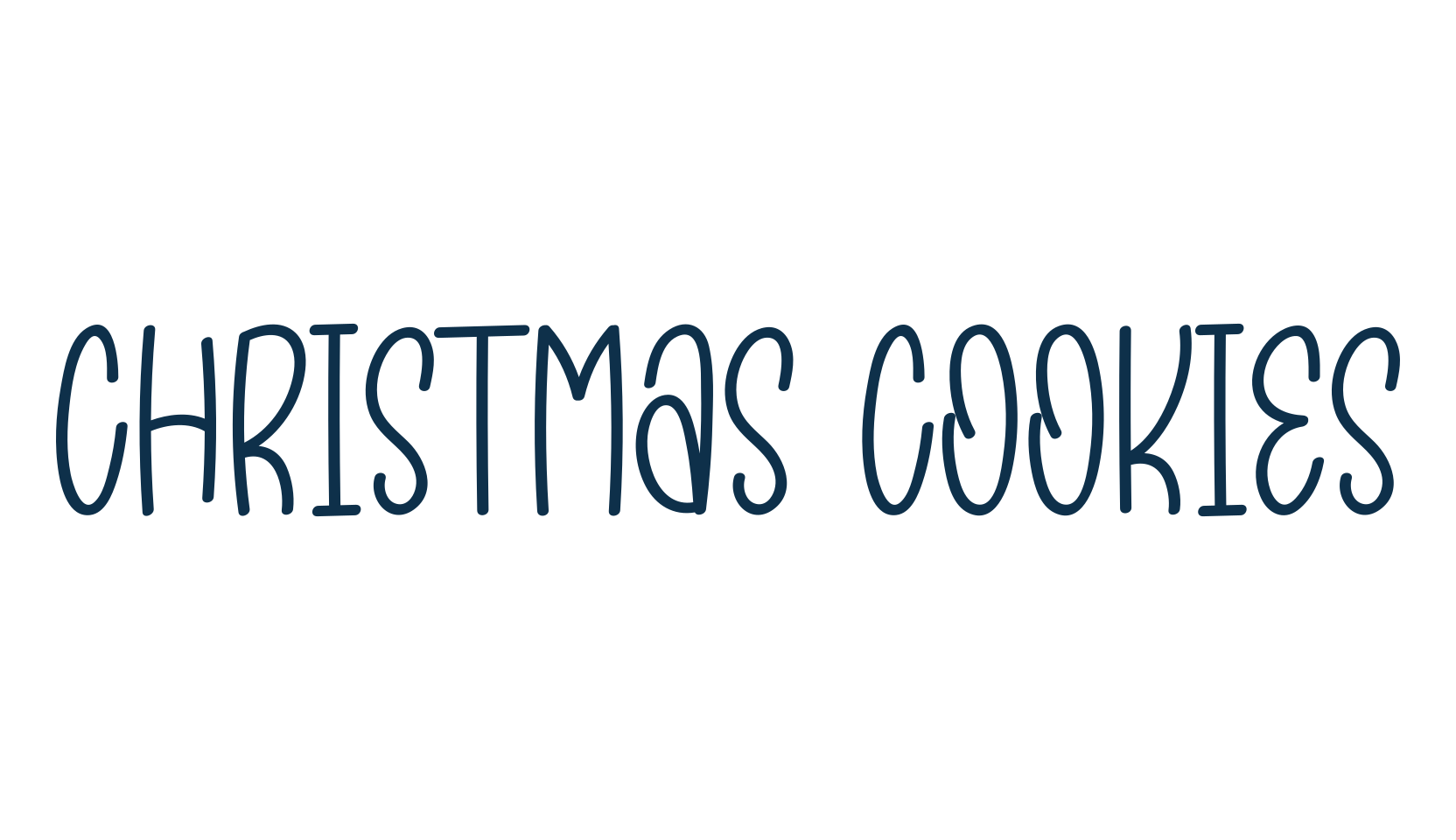 Christmas Cookies (christmas-cookies-4), fancy decorative font preview