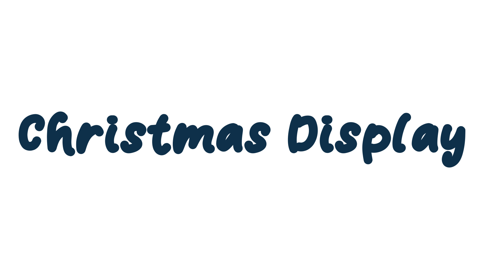 Christmas Display, script handwritten fancy decorative calligraphy font preview