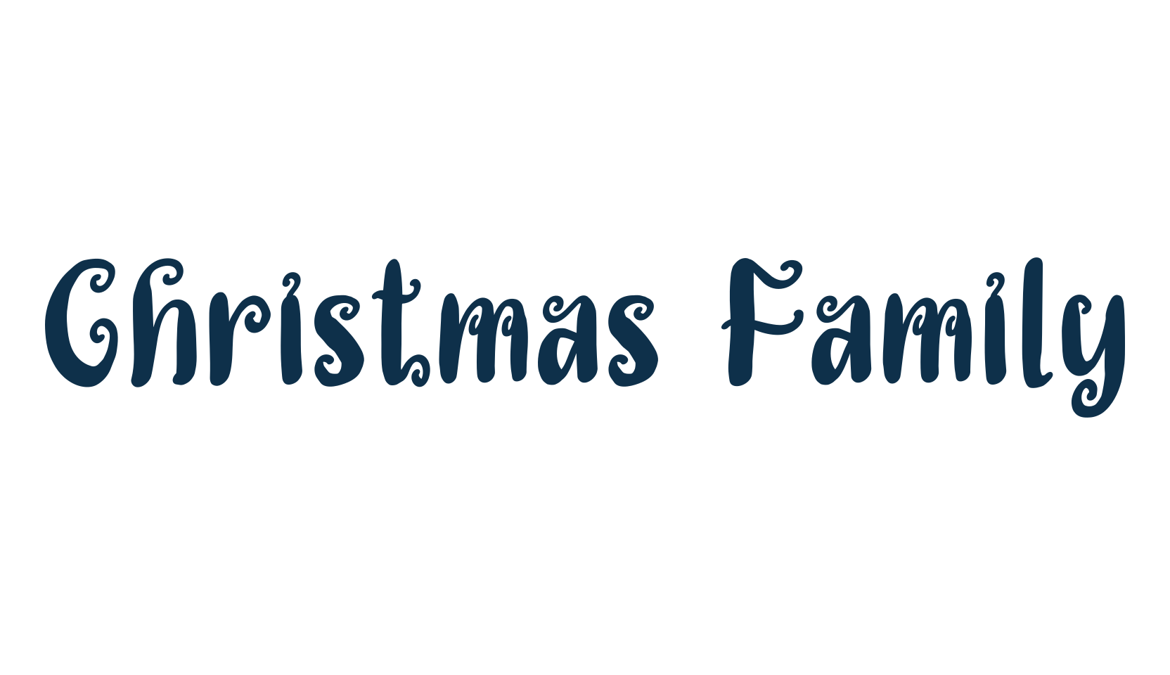 Christmas Family (christmas-family-2), display market font preview
