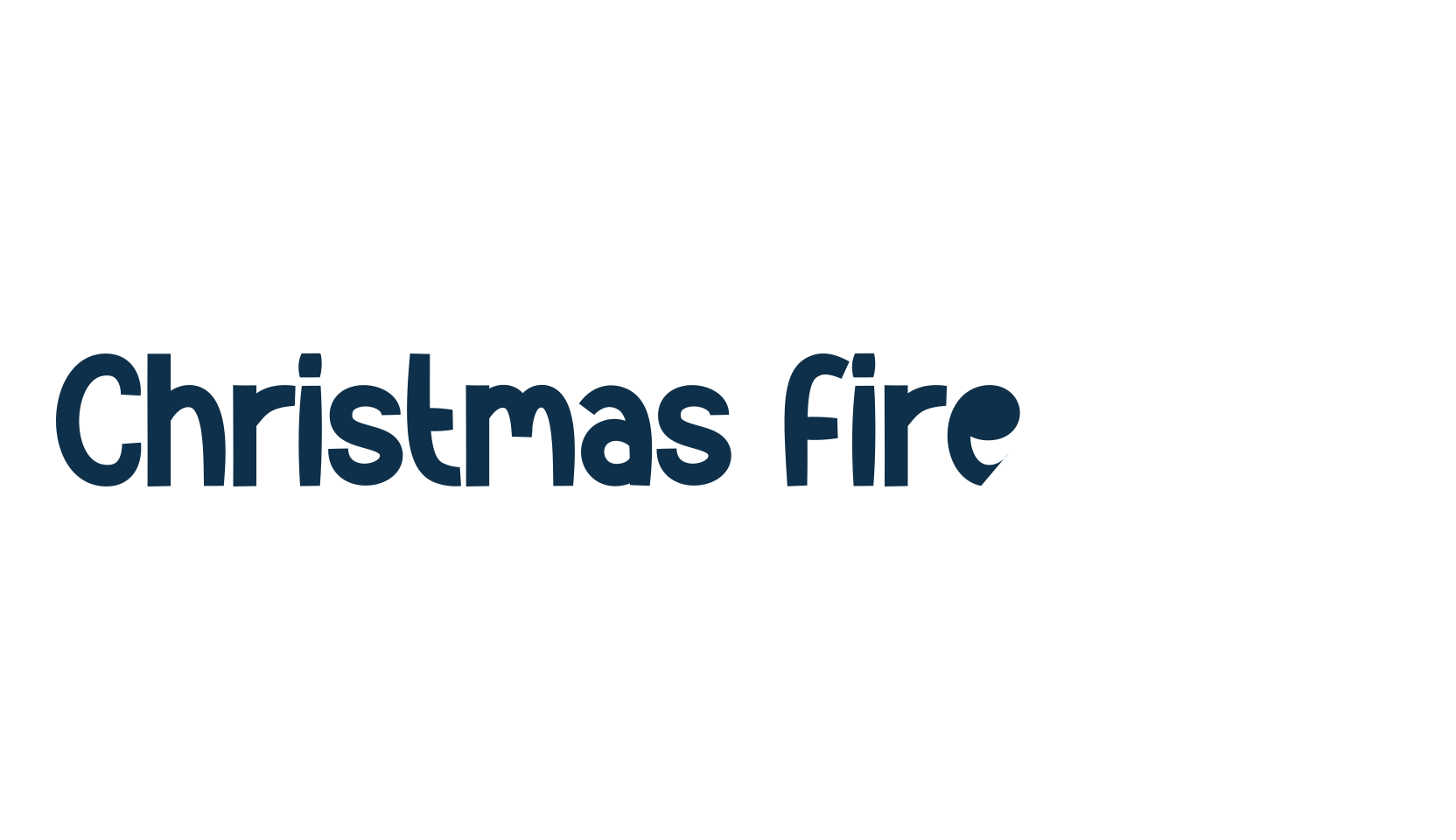 Christmas Firewood, fancy various decorative font preview