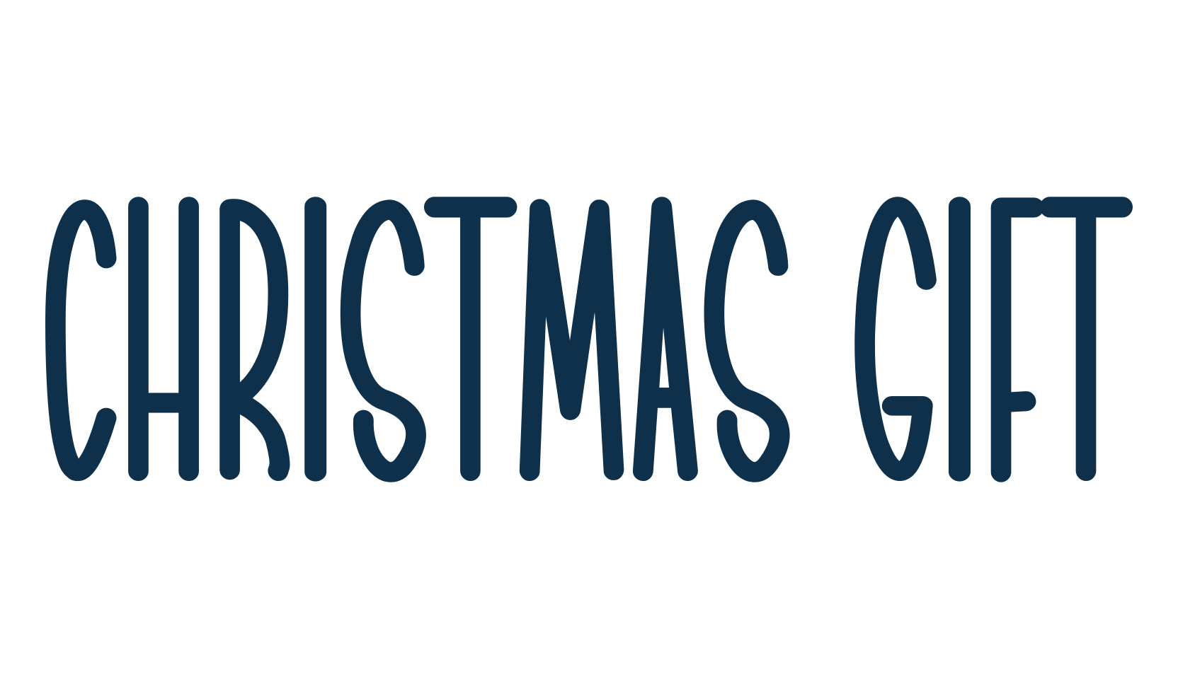 Christmas Gift (christmas-gift-2), various font preview
