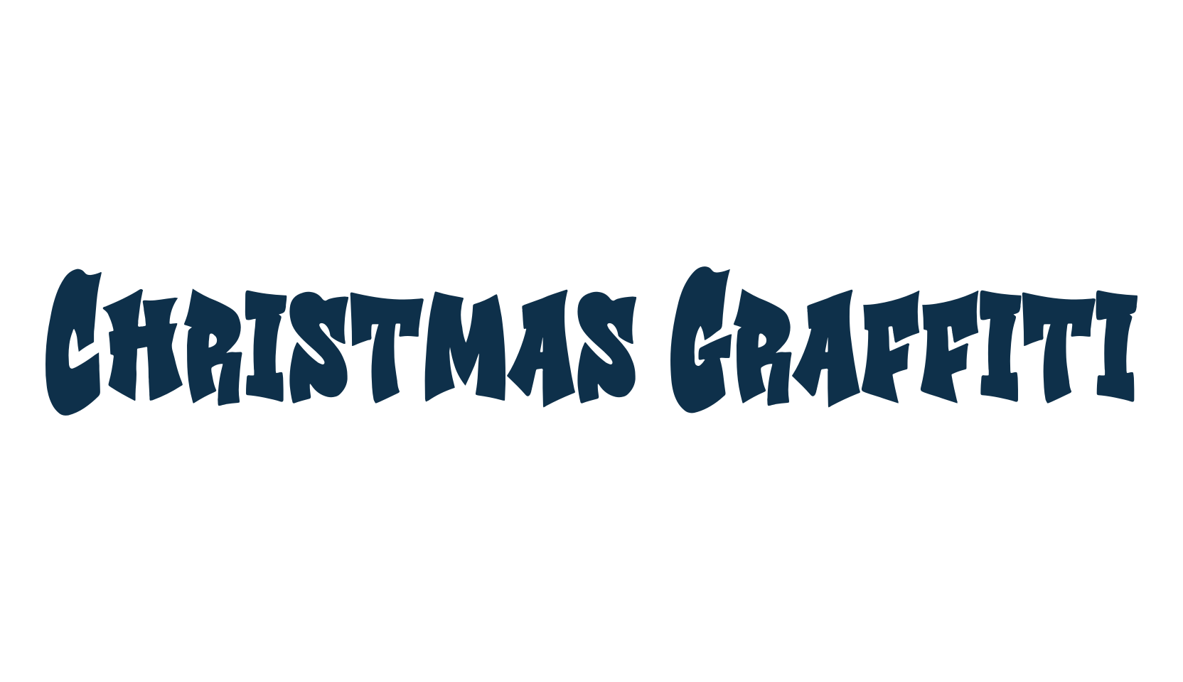 Christmas Graffiti, script graffiti fancy decorative calligraphy font preview