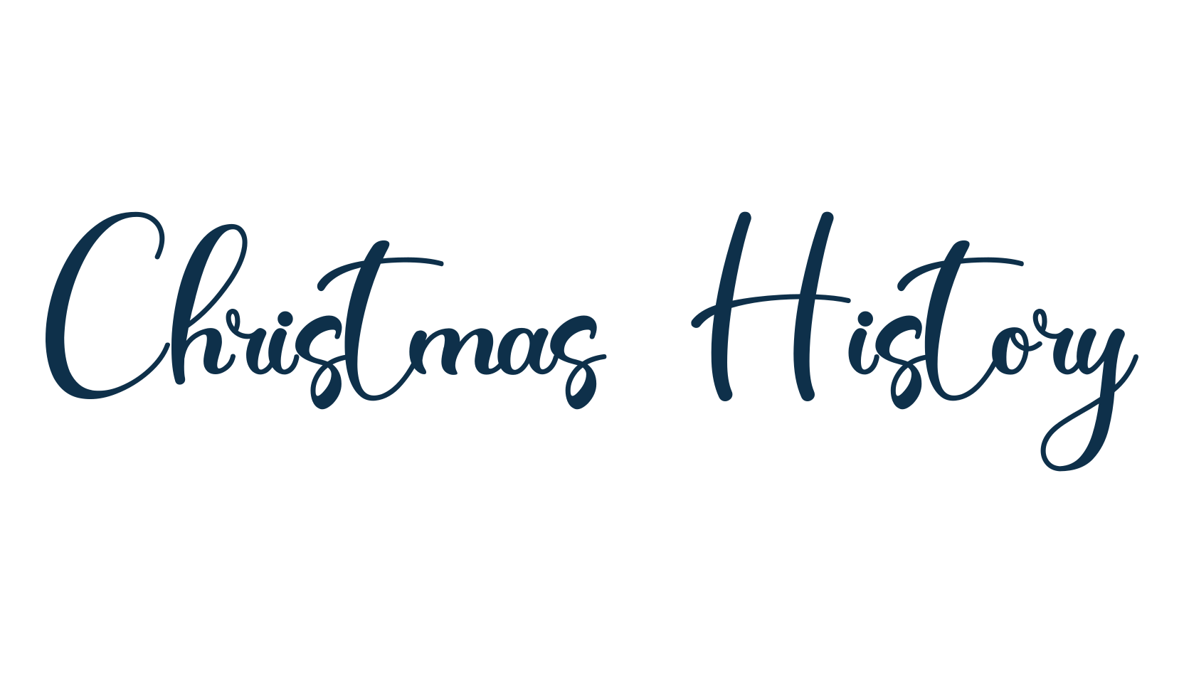 Christmas History, script calligraphy fancy decorative font preview