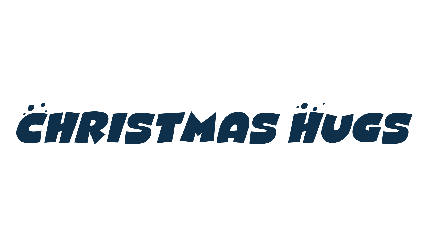 Christmas Hugs, fancy decorative font preview