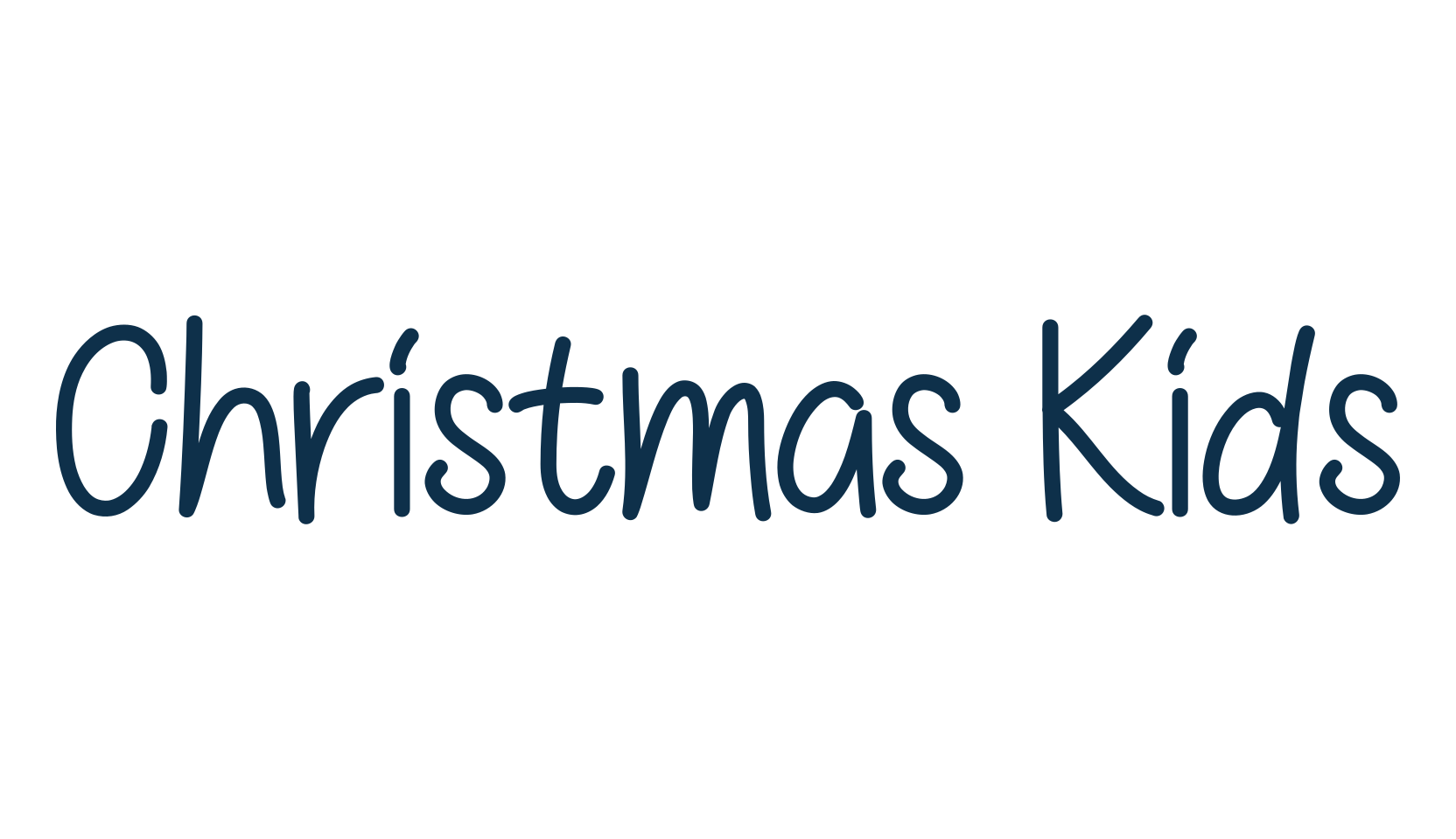 Christmas Kids, script handwritten fancy decorative calligraphy font preview