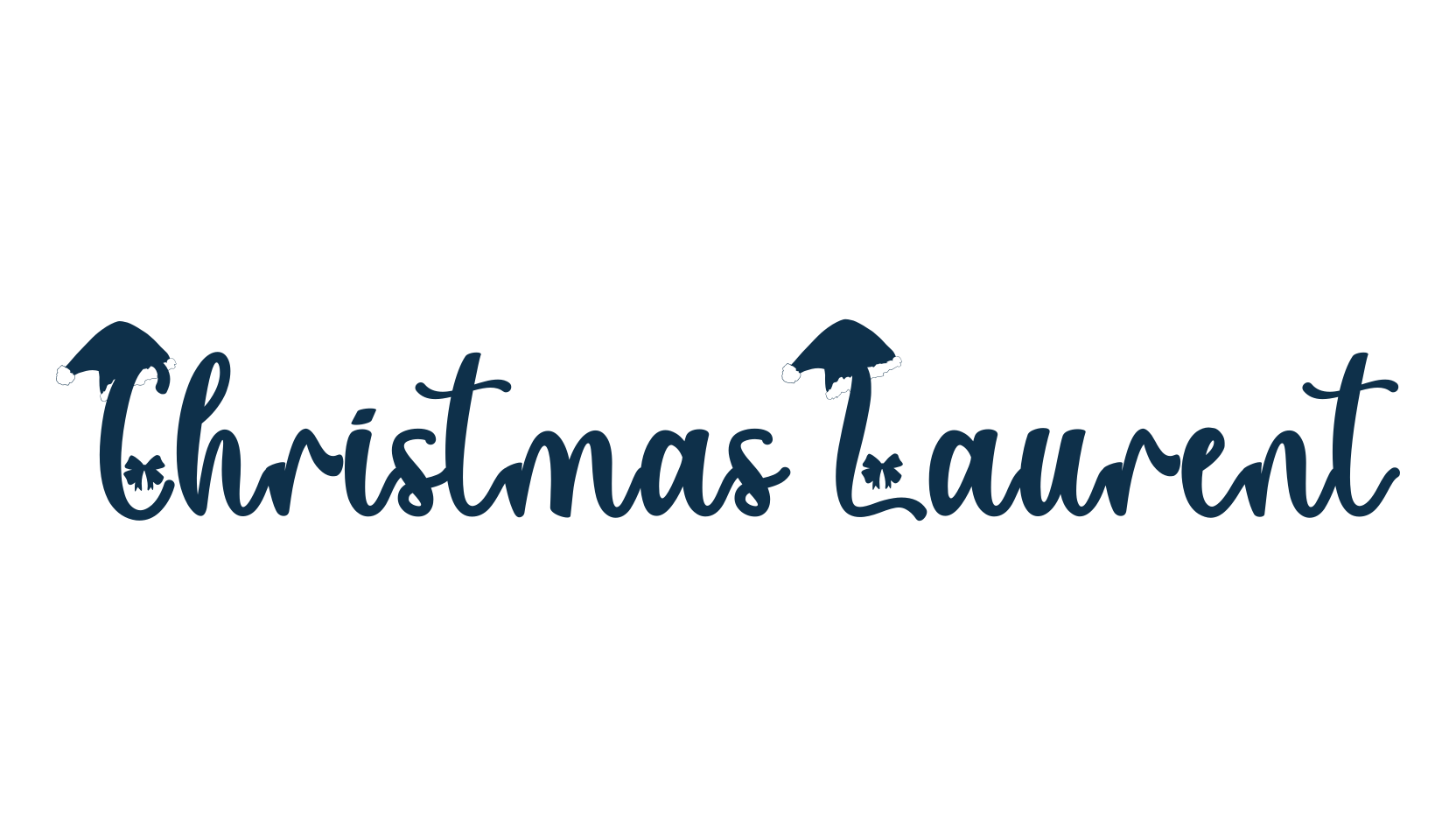 Christmas Laurent, fancy decorative font preview