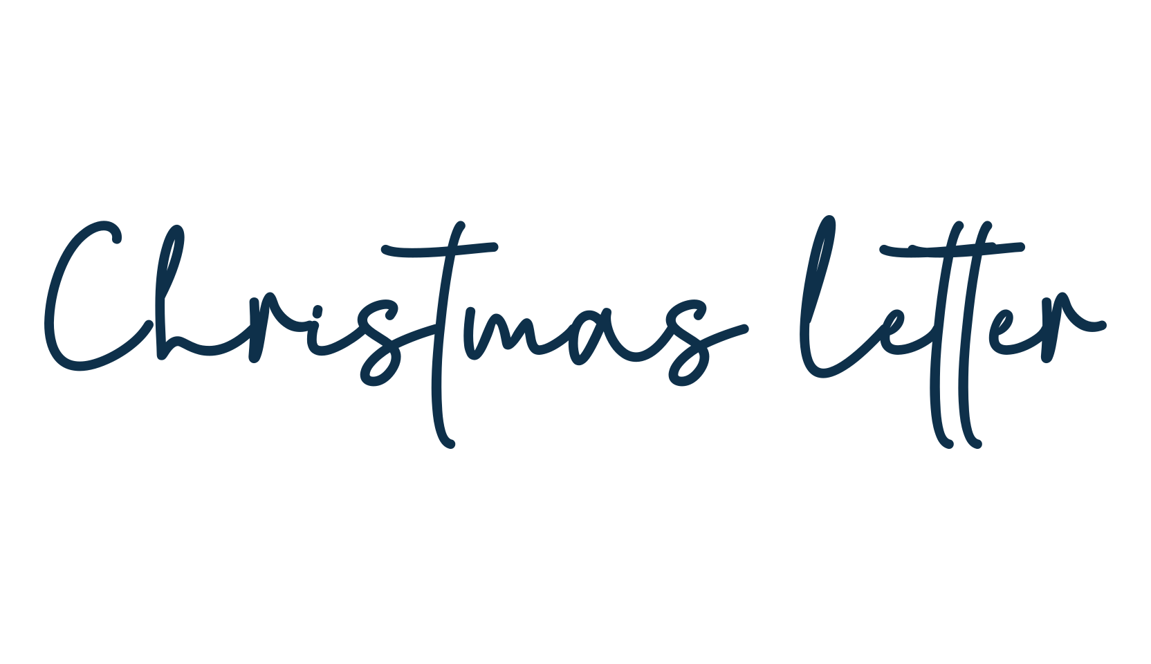 Christmas letter, script handwritten fancy decorative calligraphy font preview