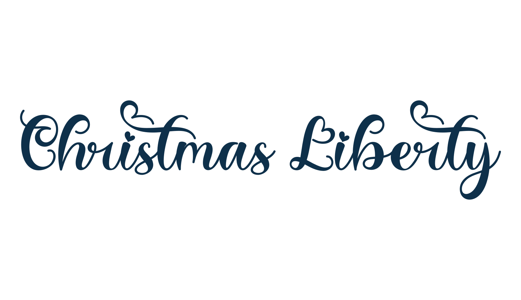 Christmas Liberty, fancy decorative font preview