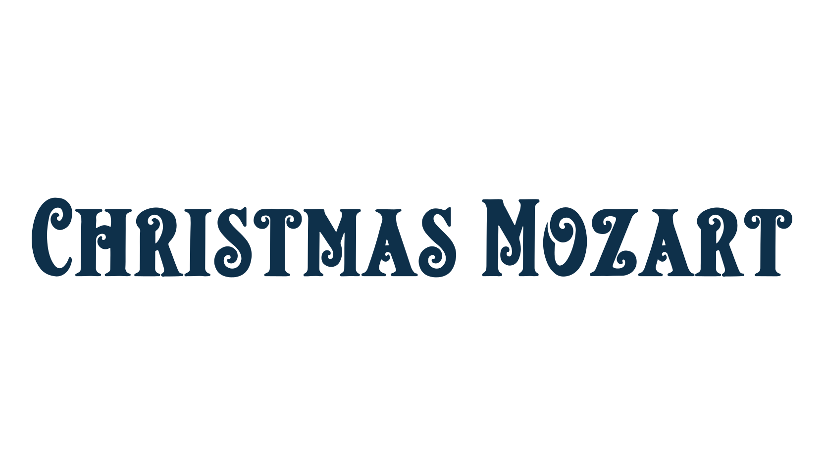 Christmas Mozart, display market font preview