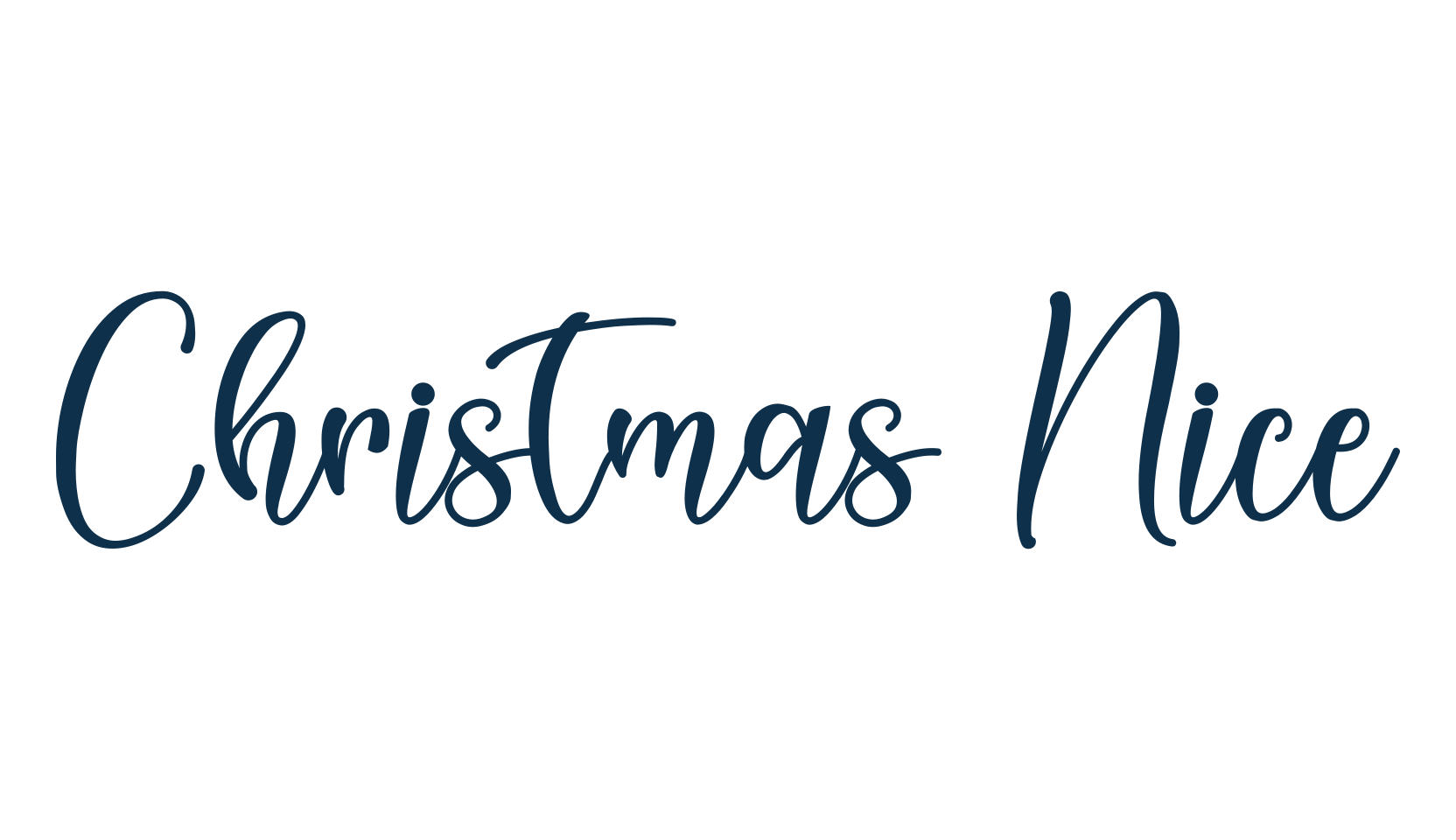 Christmas Nice, display market font preview