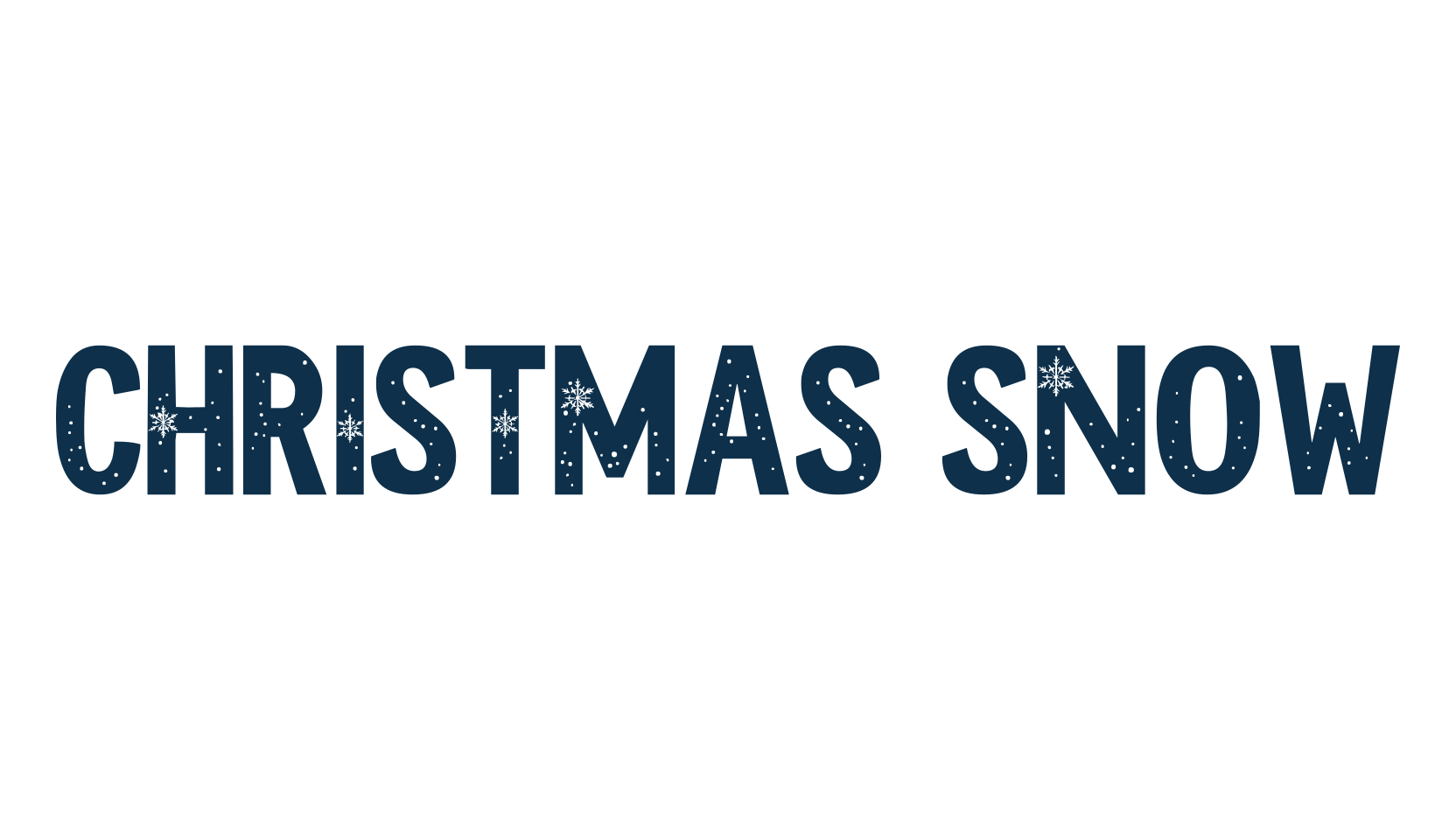Christmas Snow (christmas-snow-3), fancy decorative font preview