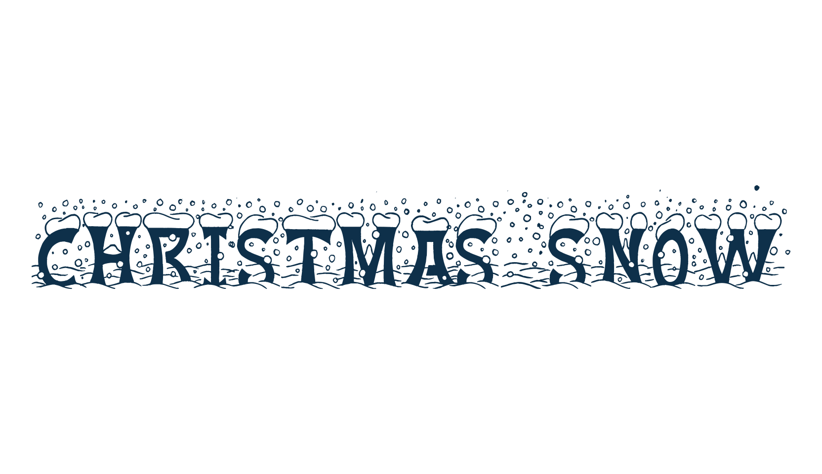 Christmas Snow (christmas-snow), display market font preview