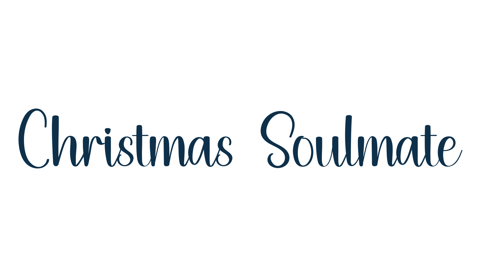 Christmas Soulmate, script handwritten fancy decorative calligraphy font preview