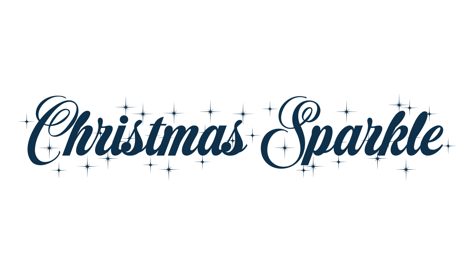 Christmas Sparkle, display market font preview