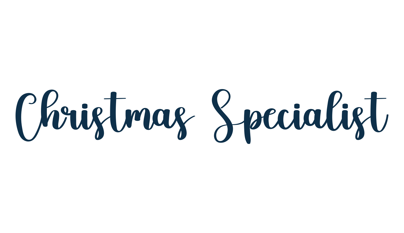 Christmas Specialist, script calligraphy fancy decorative font preview