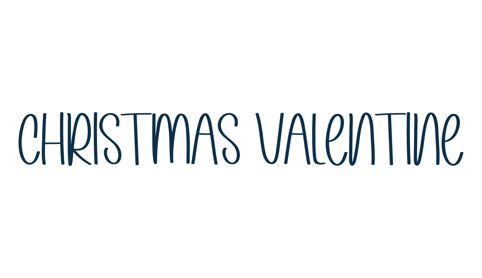 Christmas Valentine, script handwritten fancy decorative calligraphy font preview