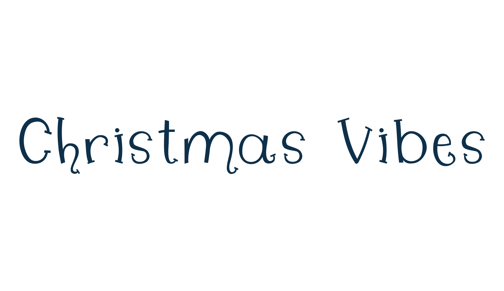 Christmas Vibes (christmas-vibes), fancy decorative font preview