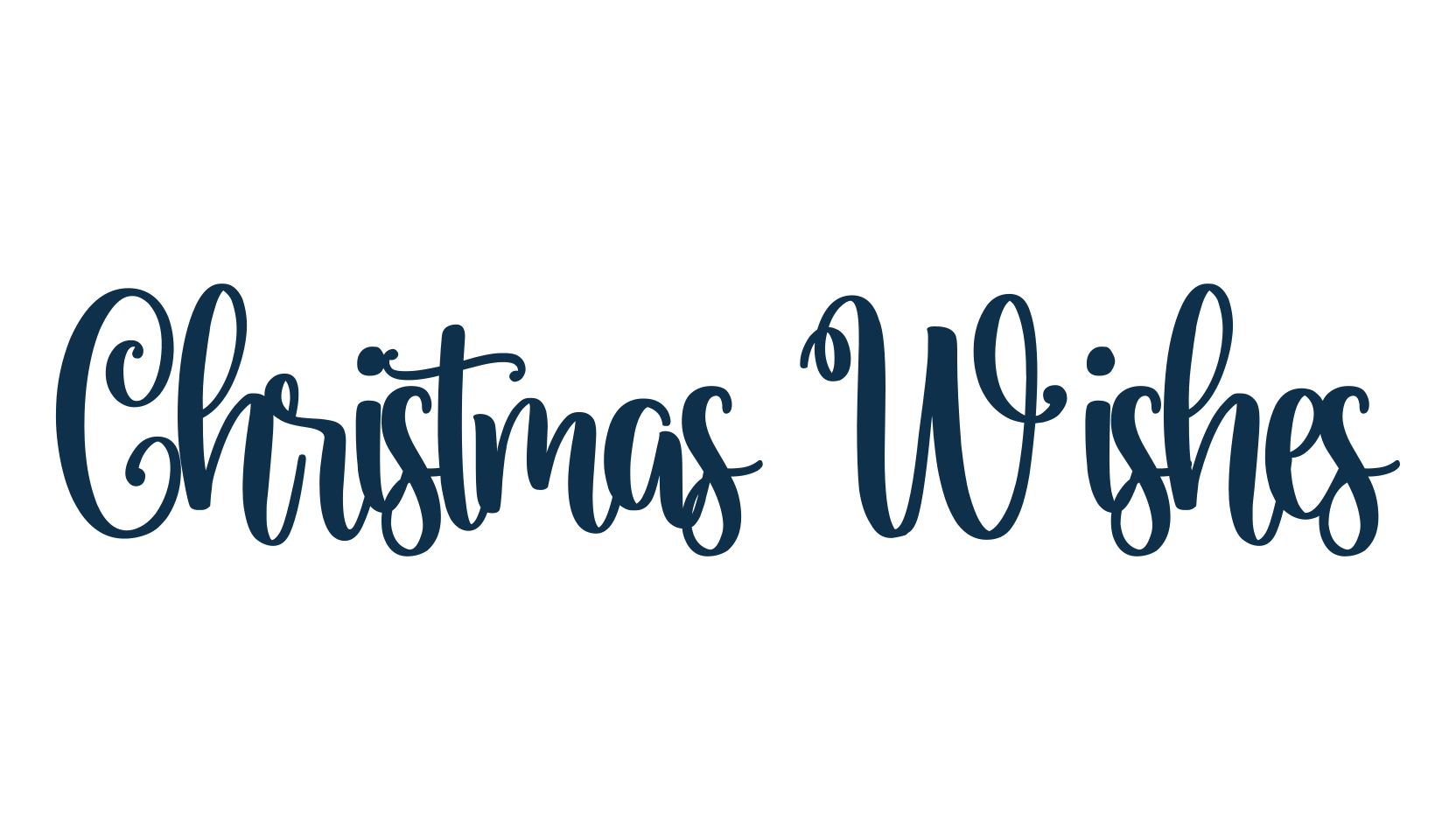 Christmas Wishes, fancy decorative font preview