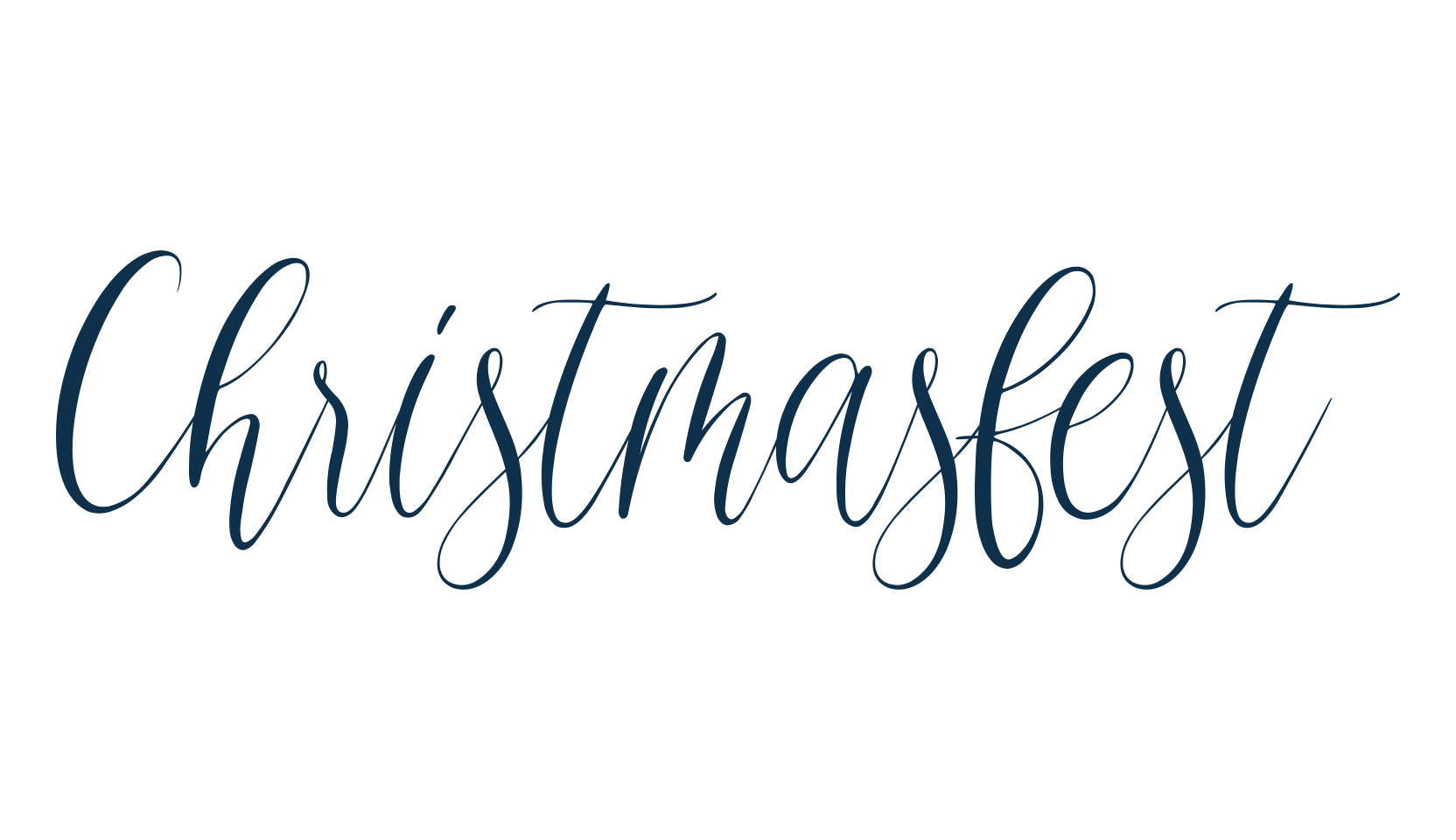 Christmasfest, handwriting font preview