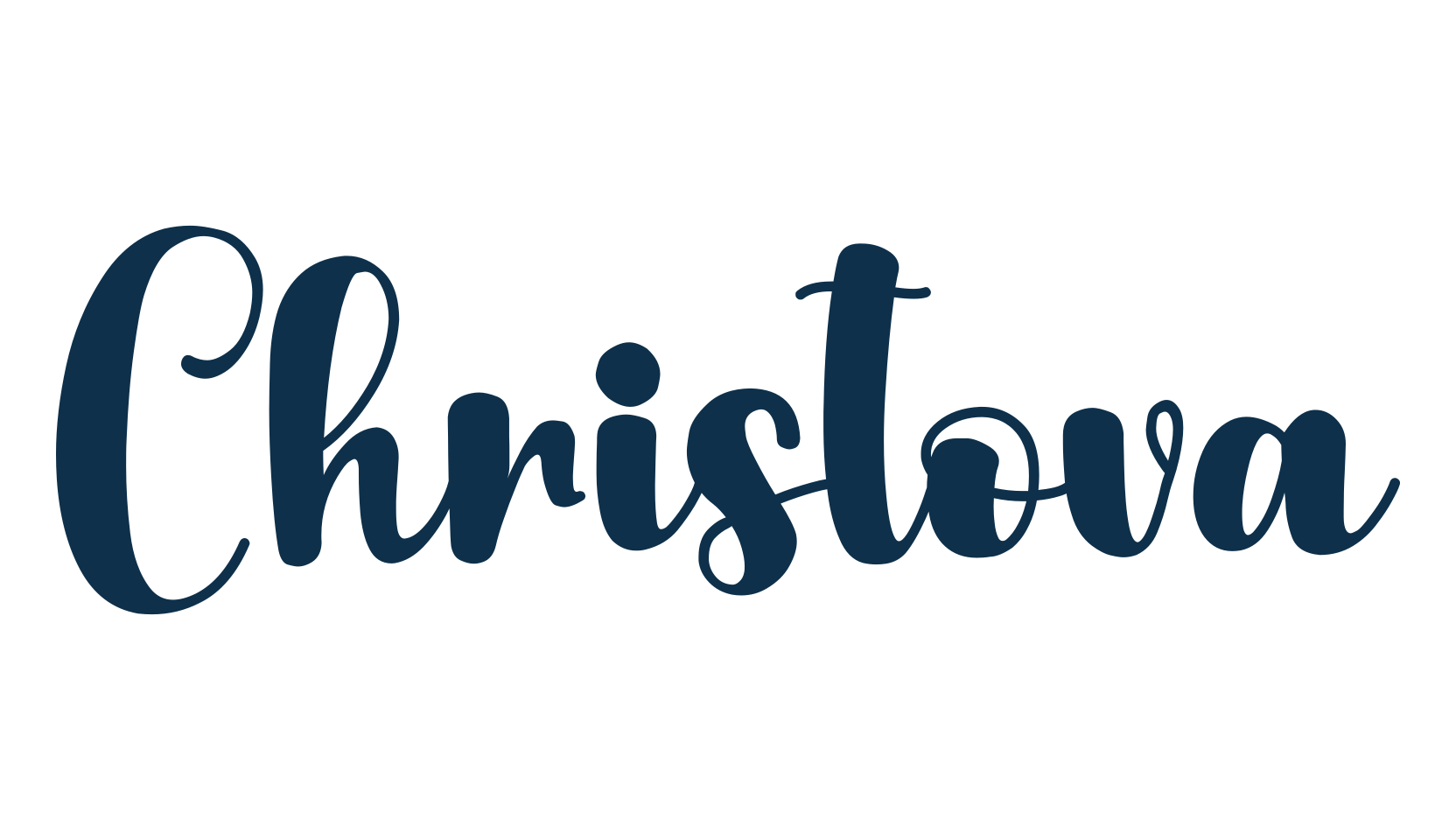 Christova, fancy decorative font preview