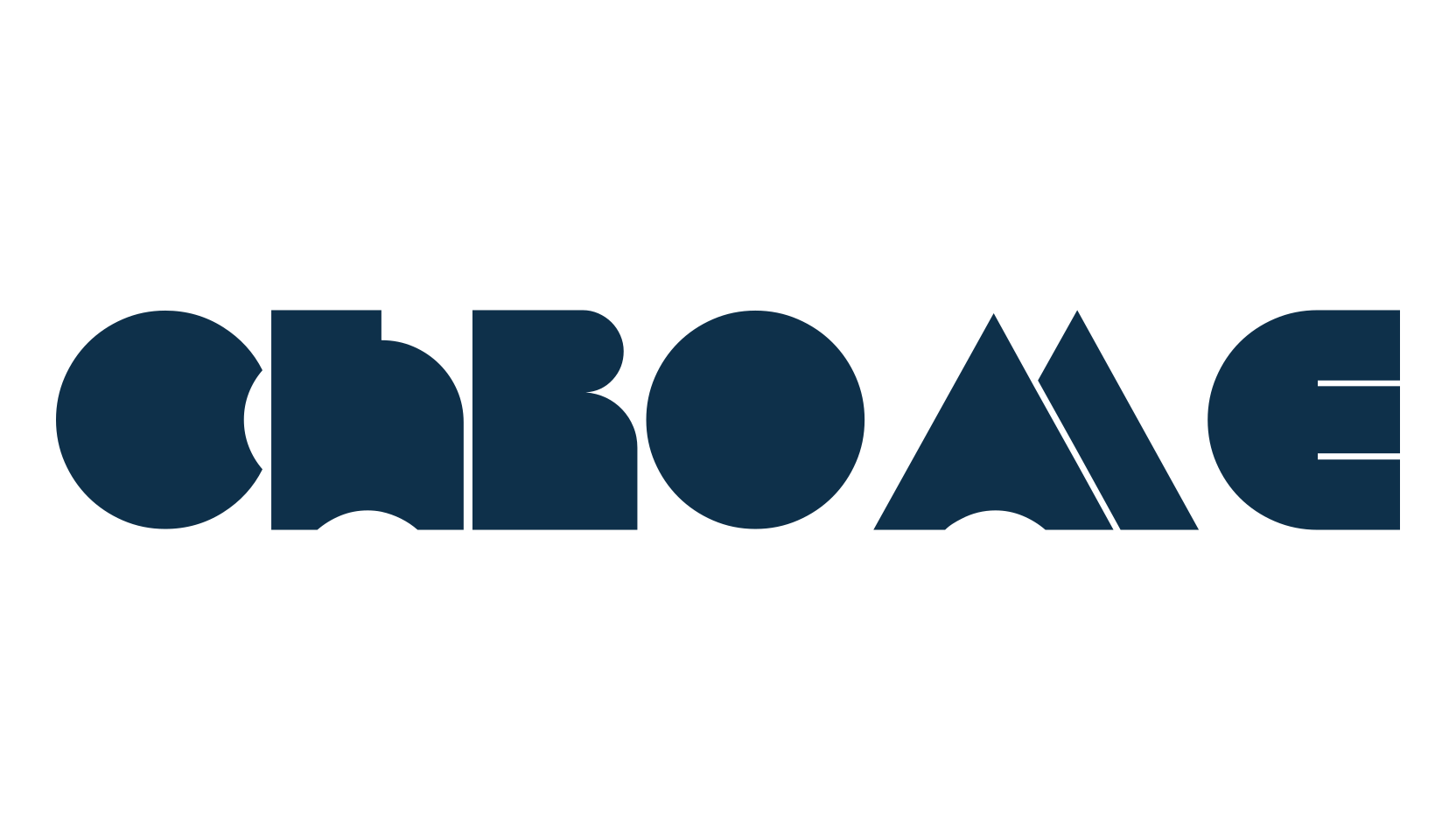 Chrome (chrome-4), fancy groovy decorative font preview