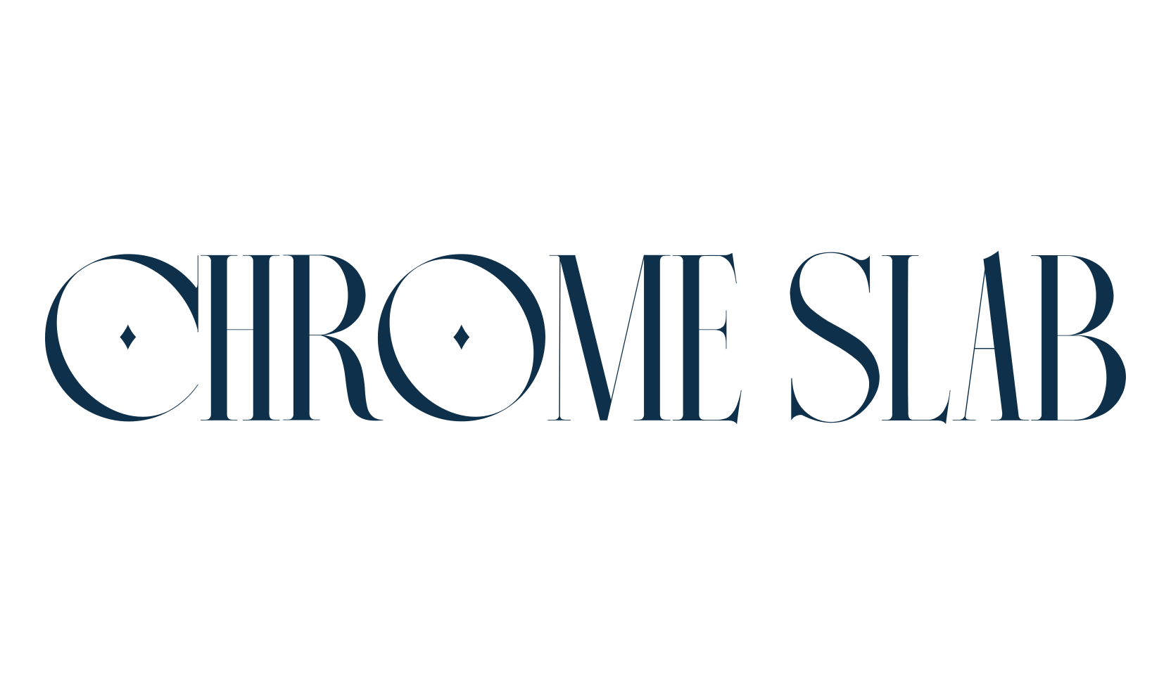 Chrome Slab, basic serif font preview