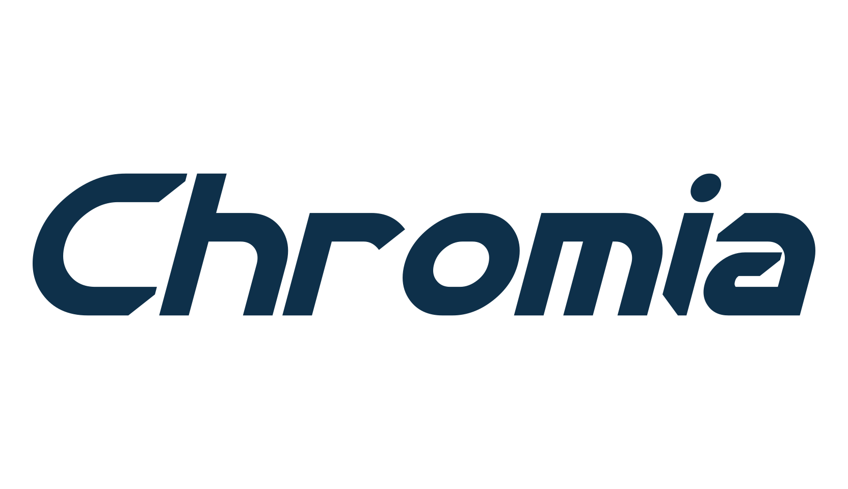 Chromia, techno sci-fi font preview