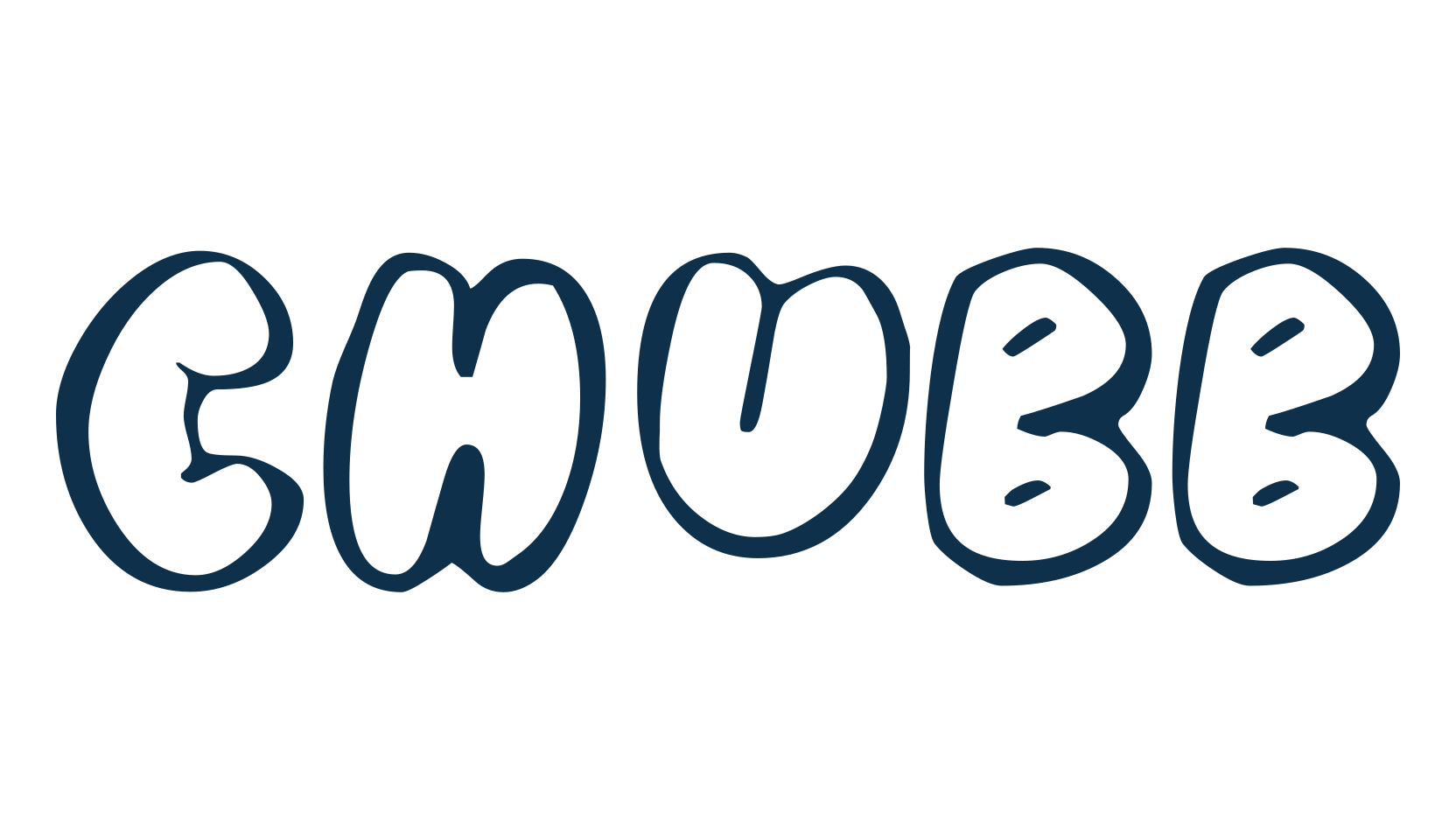Chubb, fancy cartoon decorative font preview