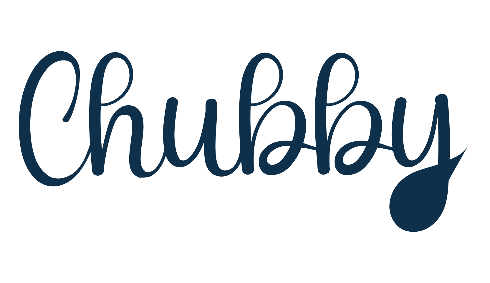 Chubby (chubby-4), display market font preview