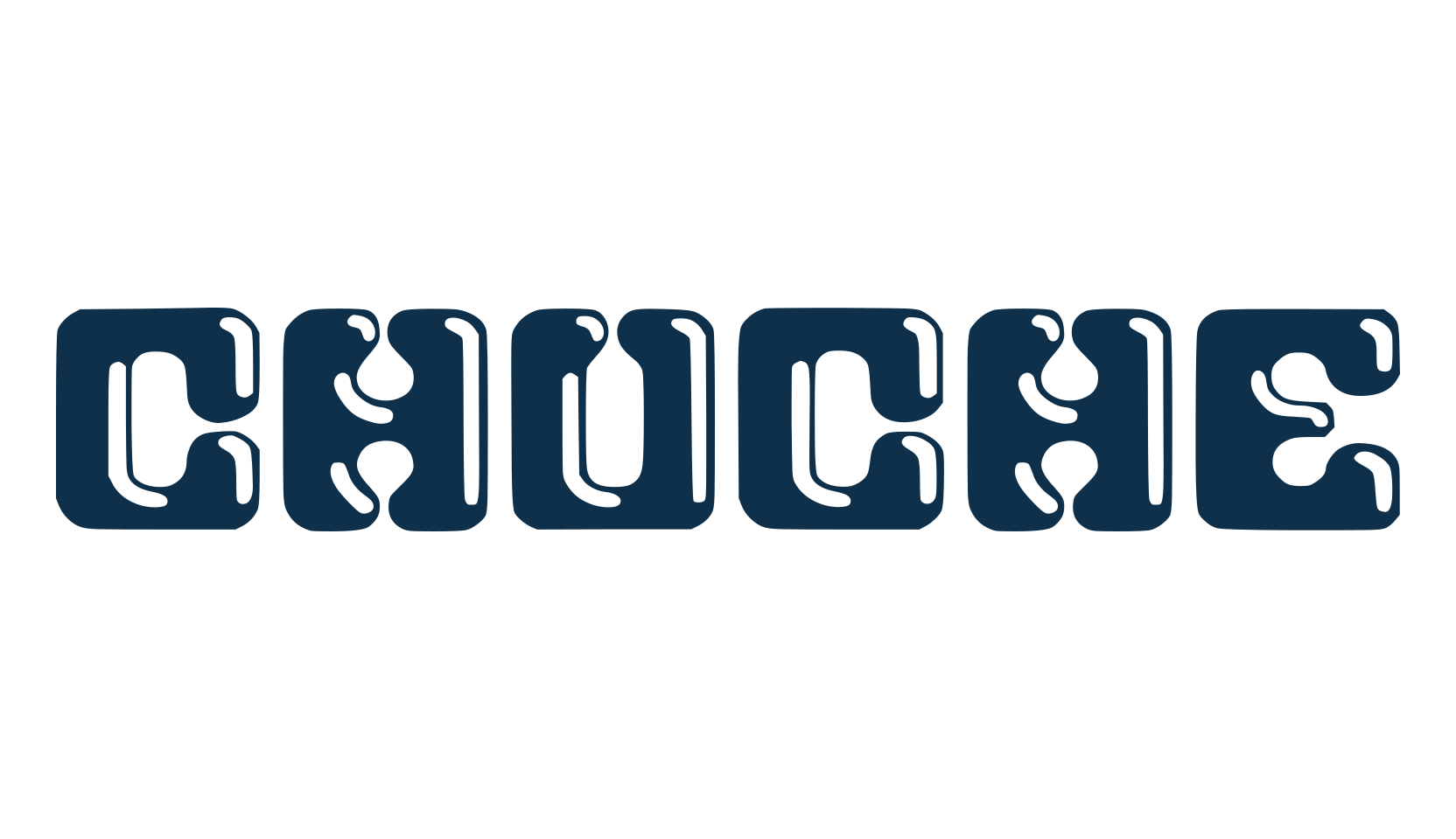 Chuche, fancy groovy decorative font preview