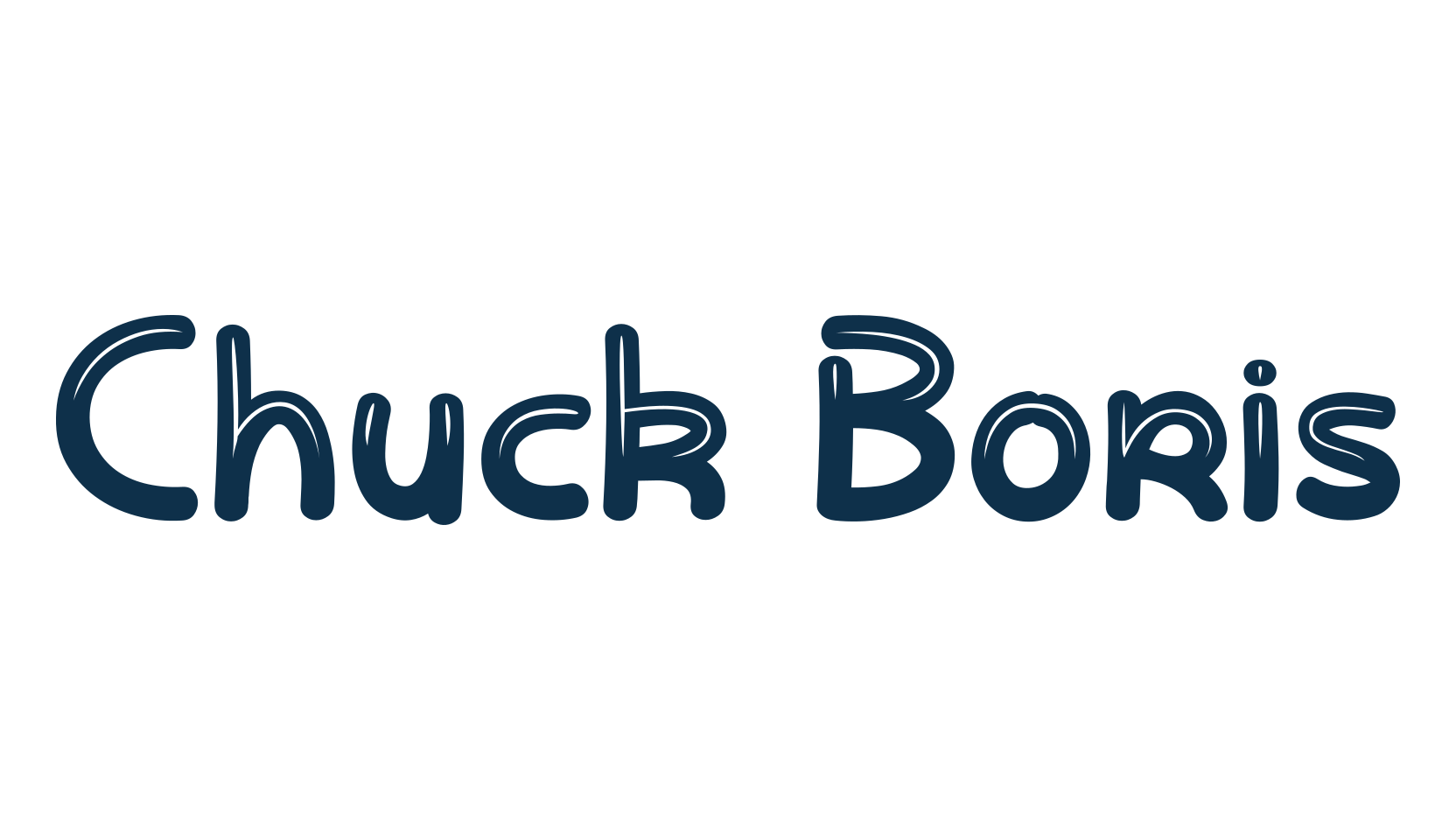 Chuck Boris, fancy various decorative font preview