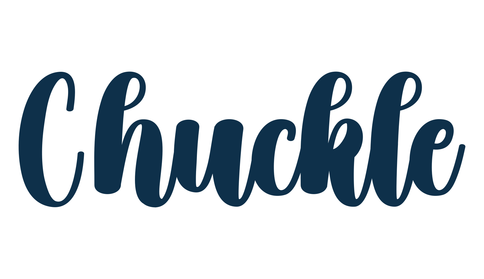 Chuckle, fancy decorative font preview