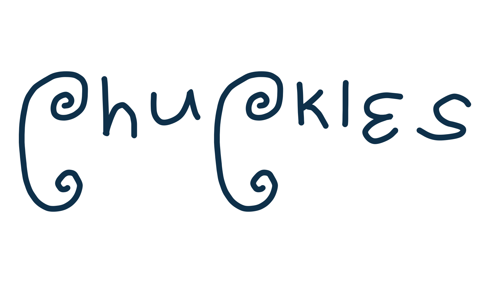 ChuCkles, fancy various decorative script calligraphy font preview