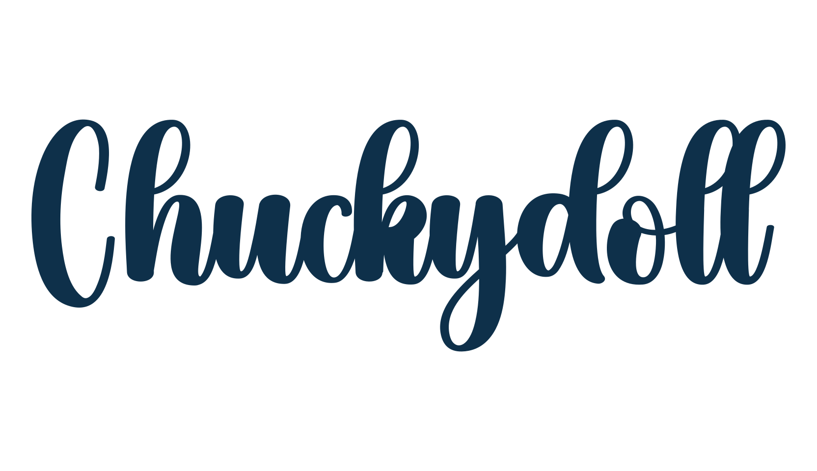 Chuckydoll, display market font preview