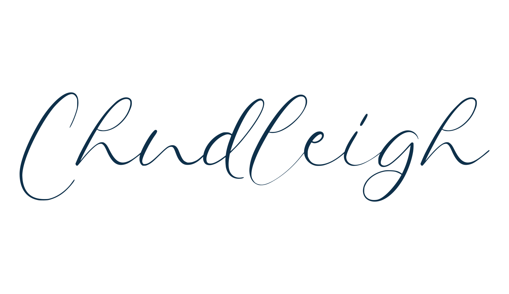 Chudleigh, calligraphy font preview