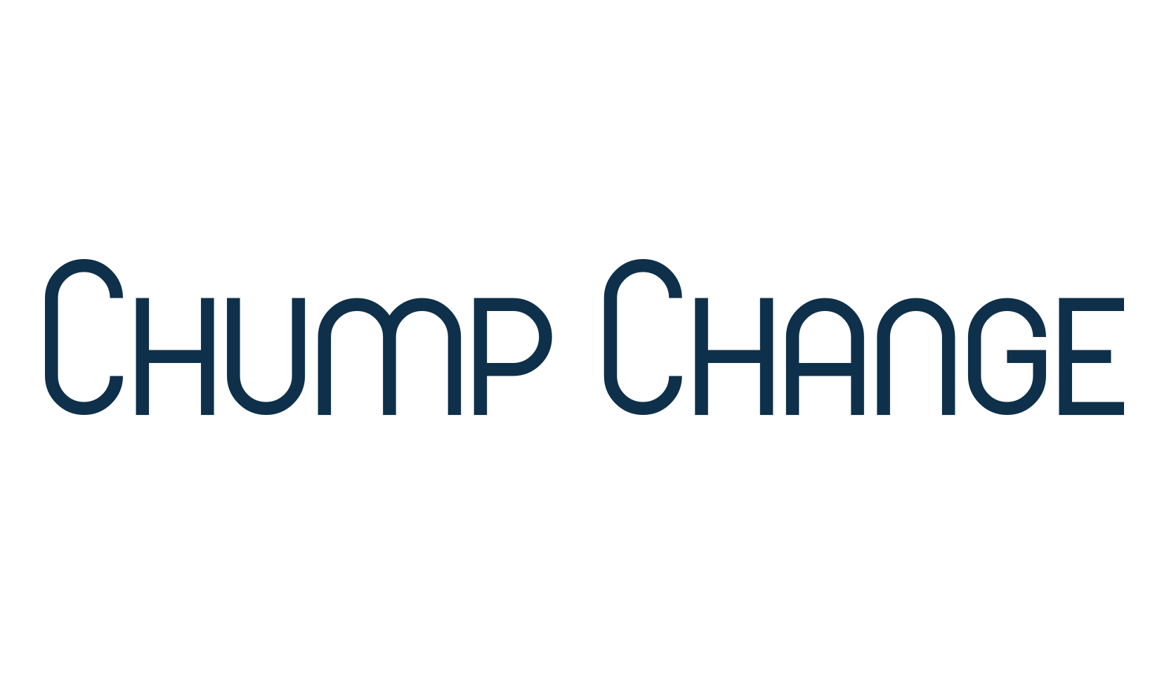 Chump Change, basic sans serif font preview