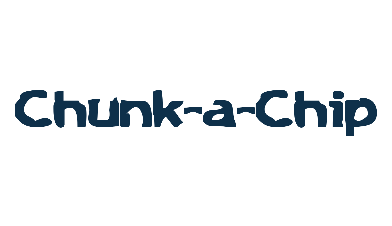 Chunk-a-Chip, fancy eroded decorative font preview