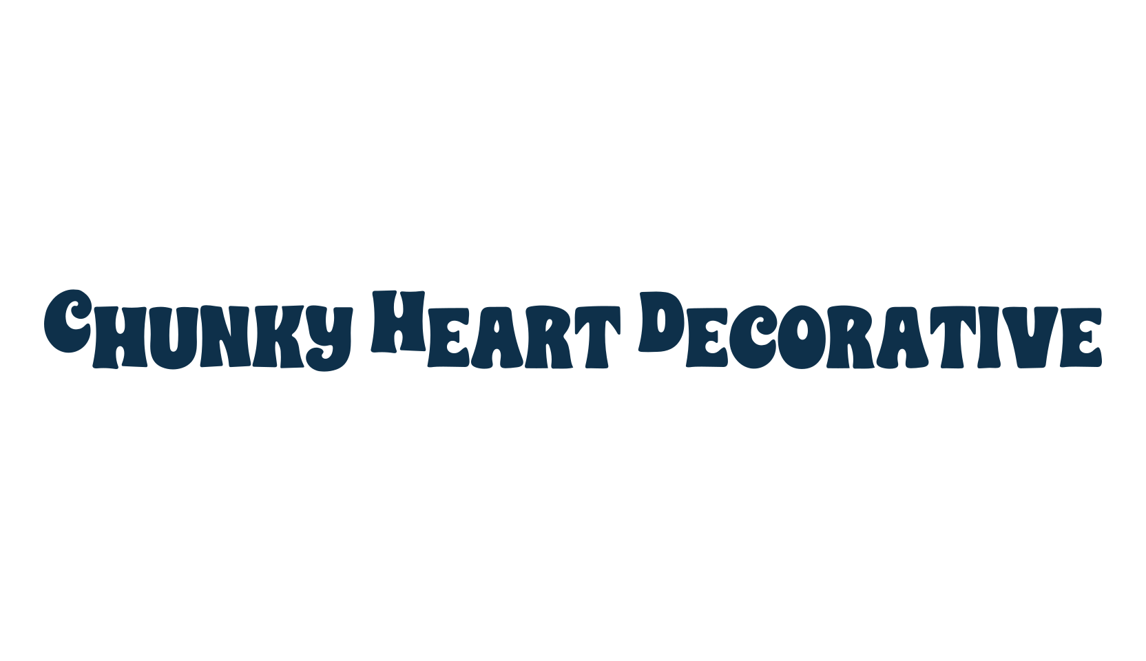 Chunky Heart Decorative, fancy decorative font preview