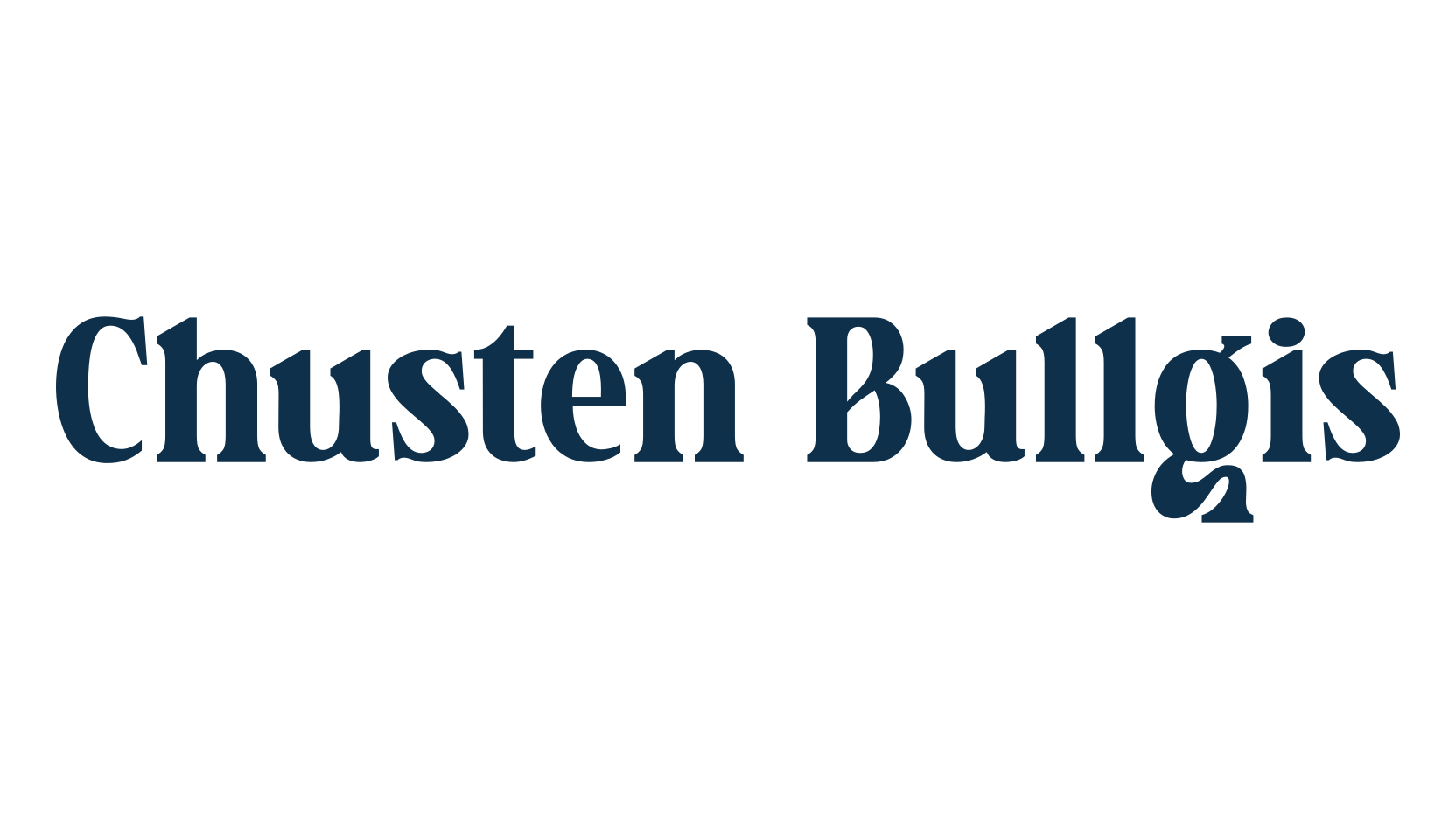 Chusten Bullgis, serif font preview